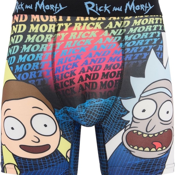 MENS CARTOON LICENSED BOXERS NEW SIZE XL TOM & JERRY / LOONEY TUNES / RICK MORTY - Picture 9 of 10